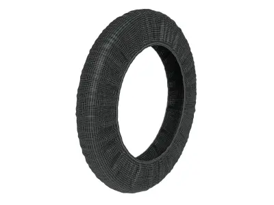 3D Tire Cover Model 3D model