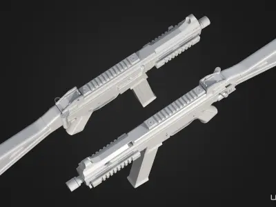 Gun UMP45 High-poly 3D model 3D model