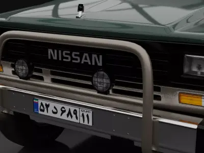 Nissan patrol 1986 Free 3D model