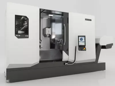 Milling Machine Universal Turning 3D model