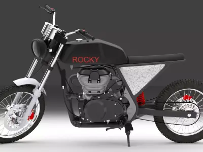 kgf bike 3D model