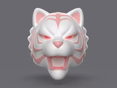 TigerHead 3D model
