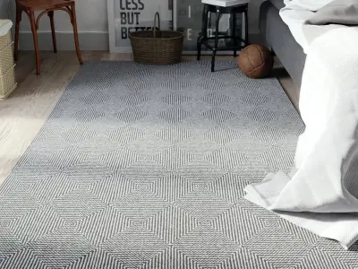  Diamond Illusion Designer Rug Model, Grey 