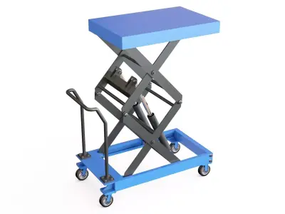 Scissor trolley 3D model