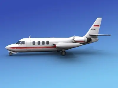 IAI Westwind I 3D model 2