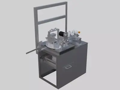 Air punching machine 3D model