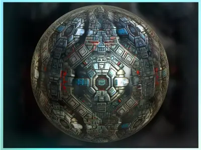 PBR Sci-Fi Seamless Realistic Material SBSAR 4k Texture 049 Texture