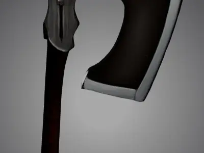 Retro Axe 3D model