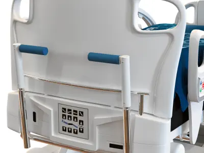 Medical Bed Stryker 3D model