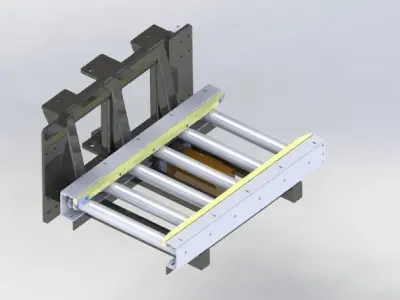 Electric elevator 3D model