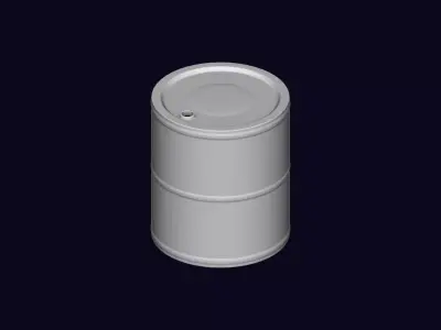 Drum Barrel 3D model