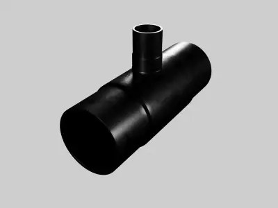 Fittings pipe 3D model