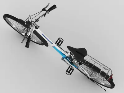 Generic woman s bicycle 3D model