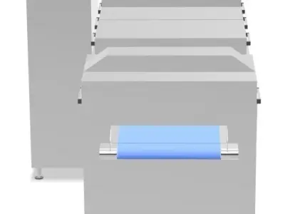 Thermoformer - Packaging machine Low-poly 3D model