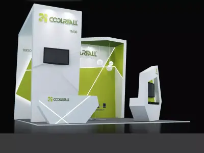 Exhibition - Area -6X6-3DMAX2009-4 3D model