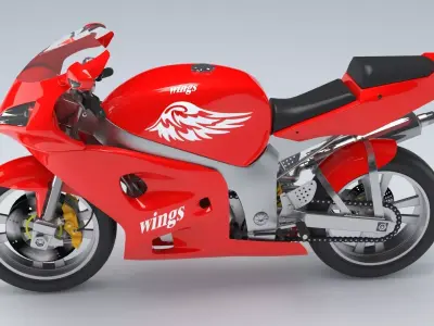 motorcycle 3D model order