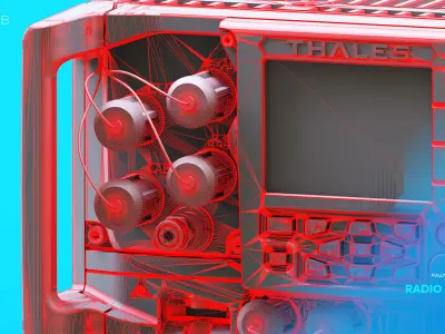 Radio Synaps Communication Device 3D model