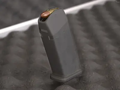 9MM 10 Round Magazine 3D model