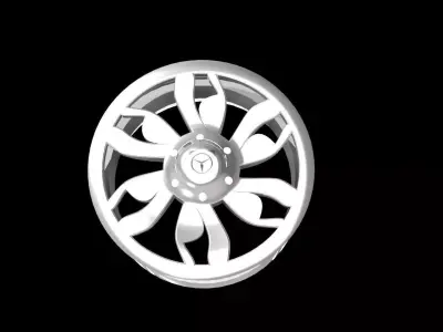 mercedez benz rim  Free 3D model