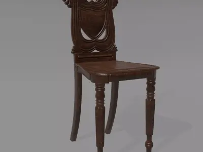 Regency Hall Chair  3D model
