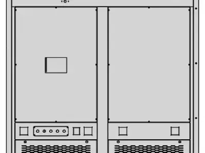 Dispensing Booth - RLAF For Clean Room - Full CAD design 3D model