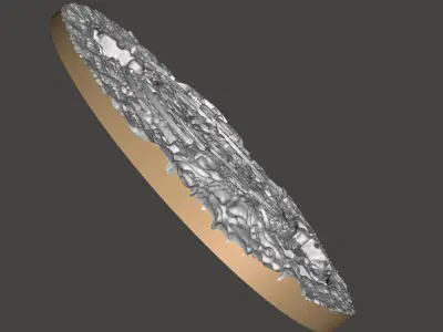 Aztec calendar 3D model