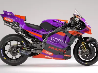 Ducati Desmosedici- GP24-MotoGP bike -Prima Pramac Racing Low-poly 3D model
