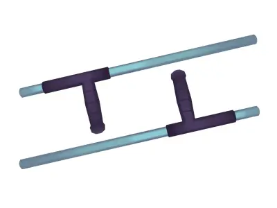 Tonfa - Hand Painted Free 3D model