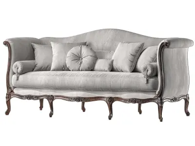 christies serpertine sofa art 336 3D model