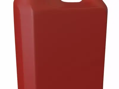 Plastic Oil CAN Low-poly 3D model purchase