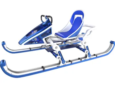 Sled vehicle 3D model purchase