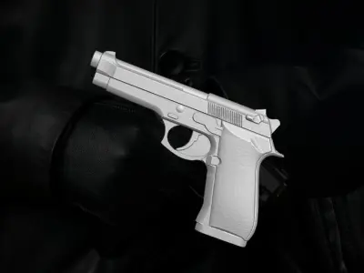 Harness Dual Holster Kit 3D printable file for Action Figures 3D print model