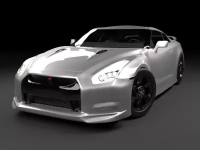 Nissan gtr R35  Free 3D model