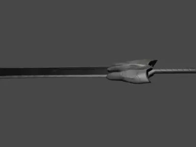 Momon Sword Low-poly 3D model