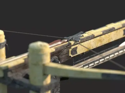 Ancient weapons crossbows 3D model
