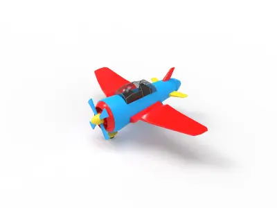 Cartoon Jetster 3D model