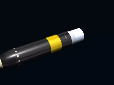 HEAT APAM Warhead for Hydra 70 APKWS II 3D model