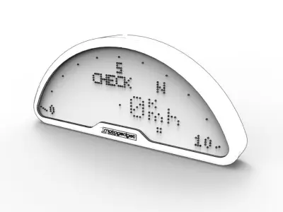 Motogadget Motoscope Pro Digital Dashboard 3D model