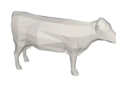 Cow animal Low-poly 3D model