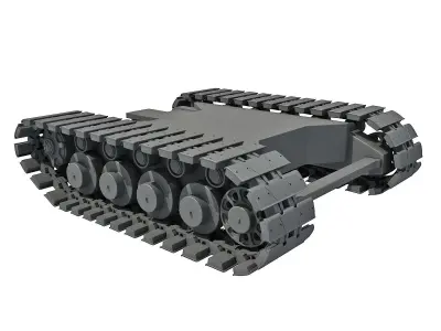 Tank Track 3D model