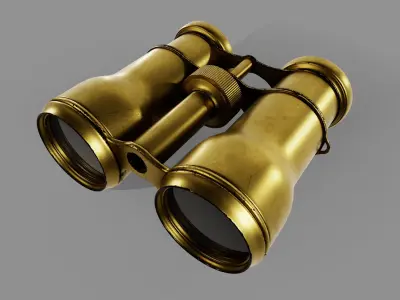 Binoculars 3D model 3D model
