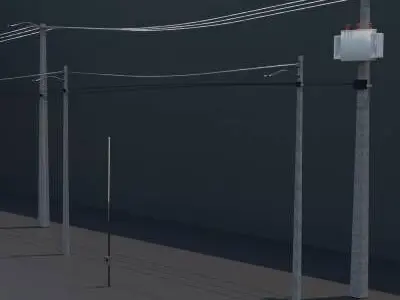 light posts Free 3D model