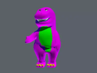 Barney The Dinosaur Free 3D model