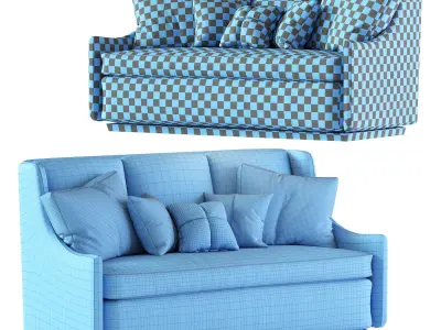 Graham Glider Sofa 3D model