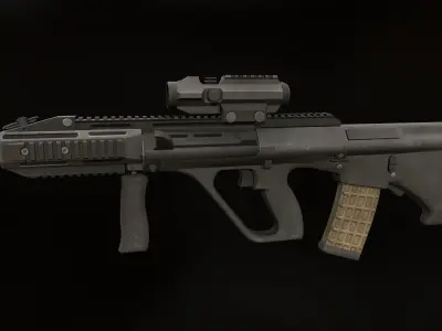 AUG A3 Low-poly 3D model purchase
