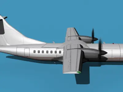 ATR-42-320 Atlantique Air Assiatance 3D model