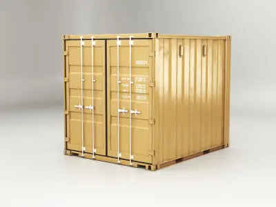  Intermodal Shipping Container 10-foot-long 