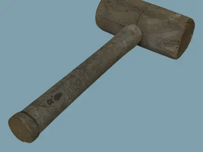 Construction Tools Pack Photogrammetry Assets Low-poly 3D model