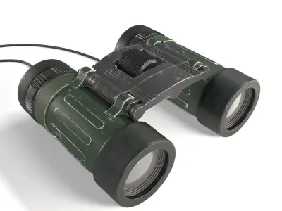 Army binocular Free 3D model