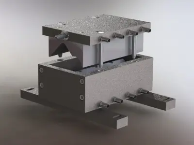 mold for the polymer-sand tiles Free 3D model